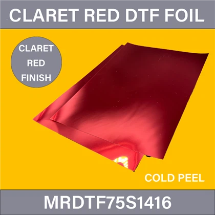 Lembar Film DTF Merah Claret