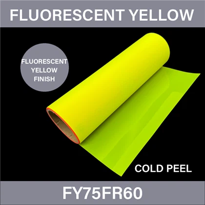 Film Pet DTF Yellow Fluorescent